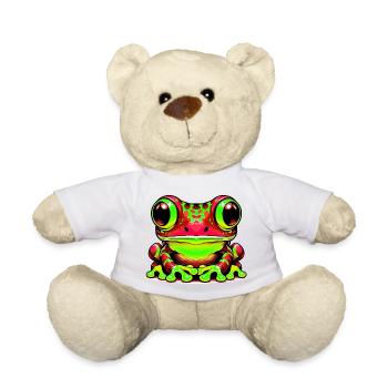 Frog - Teddy Bear - white - Front