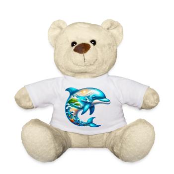 Dauphin - Nounours - blanc - Devant