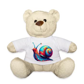 Schnecke - Teddy - Weiß - Vorne
