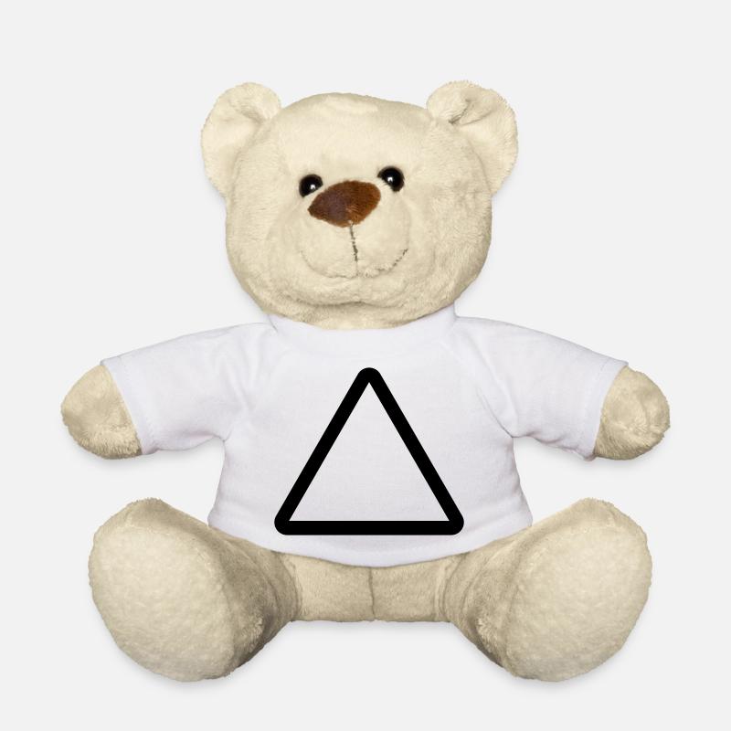 Baustelle, Warnschild Vorlage, Danger Warning - Teddy - Weiß