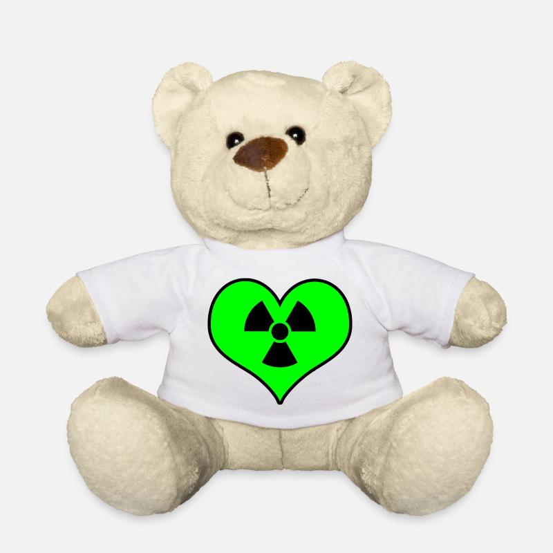Liebe Strahlung - Teddy - Weiß