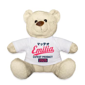 Bébé Emilia Chemise Sweat à capuche Design - Nounours - blanc - Devant