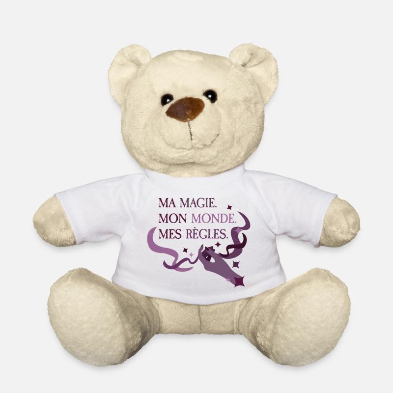 Ma Magie. Mon Monde. Mes règles. - Nounours - blanc
