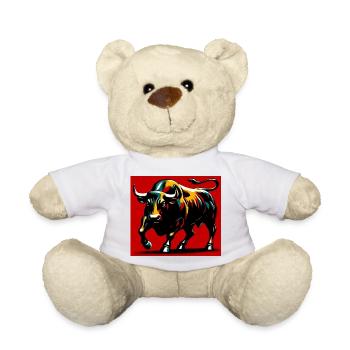 Stier - Teddy - Weiß - Vorne