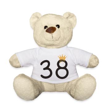 38 - Teddy Bear - white - Front