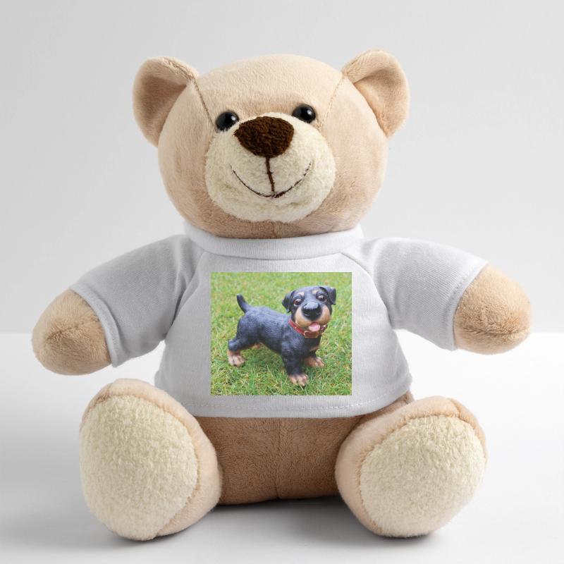 Mignon chiot teckel imprimé Nounours