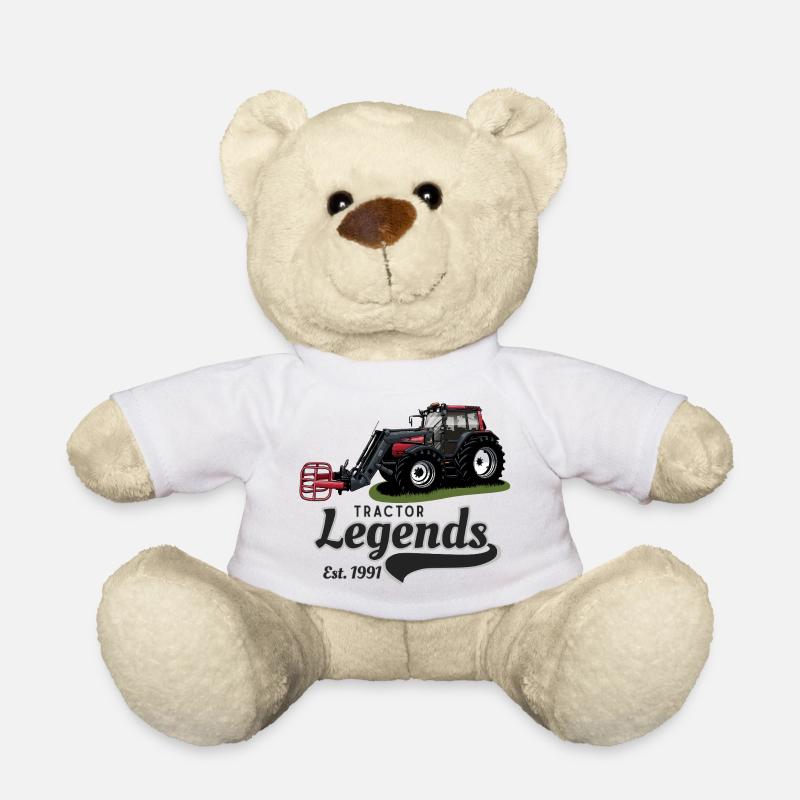 Traktor Legends Vintage Print - Teddy Bear - white