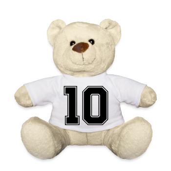 10 - Teddy Bear - white - Front