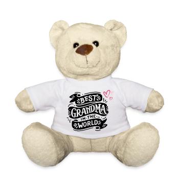 Made with Love – Herz Design Baby & Familie - Teddy - Weiß - Vorne