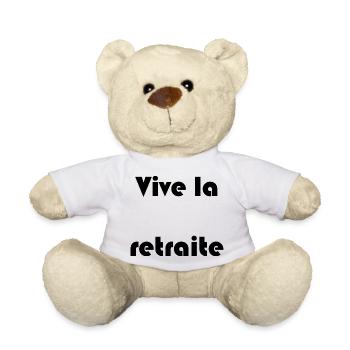 RETIREMENT. RETIREMENT. RETIRED. RETIREMENT. HAPPY RET. - Teddy Bear - white - Front