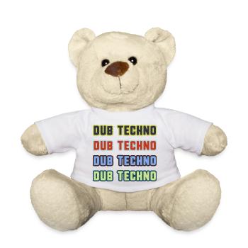 Dub Techno Kaleidoskop - Teddy - Weiß - Vorne