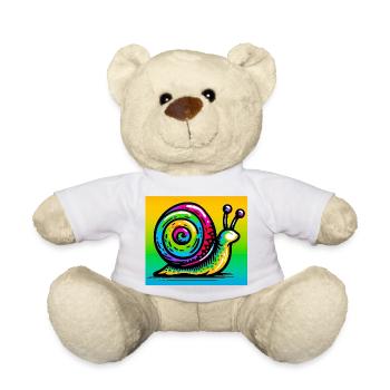 Schnecke - Teddy - Weiß - Vorne