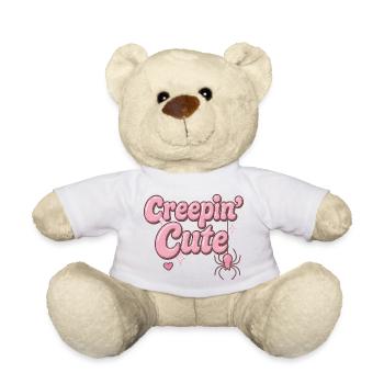 Creepin Cute / Y2K Halloween Design - Teddy Bear - white - Front
