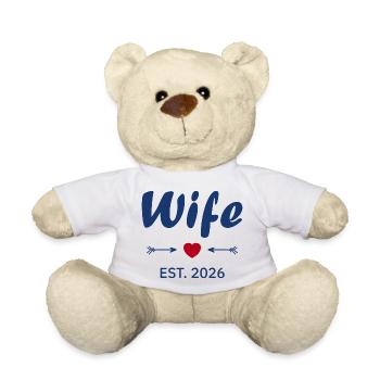 Wife Est 2026 - Nounours - blanc - Devant