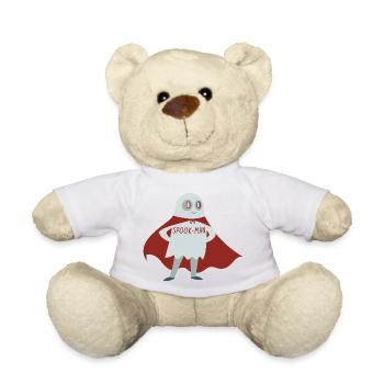 Spook Man Ghost Cape - Teddy Bear - white - Front