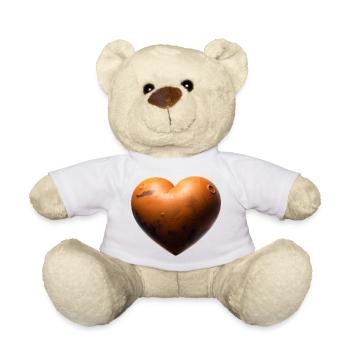MARS-LIEBHABER – Frieden & Liebe - Teddy - Weiß - Vorne