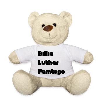 Einfaches Design, schlank, Musik, Rap, Hip Hop, Pop - Teddy - Weiß - Vorne