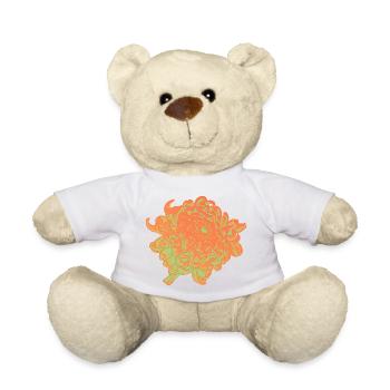 Chrysanthemen-Neonblüten - Teddy - Weiß - Vorne