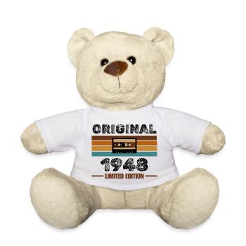 Original 1948 – Retro Kassette Limited Edition - Teddy - Weiß - Vorne