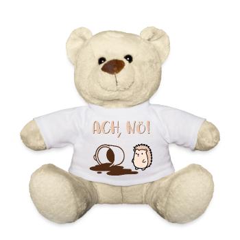 Hérisson de la Journée de l’Humeur du Café - Nounours - blanc - Devant