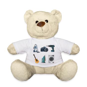 Everyday Gadgets Collage: Home & Hobby - Teddy Bear - white - Front