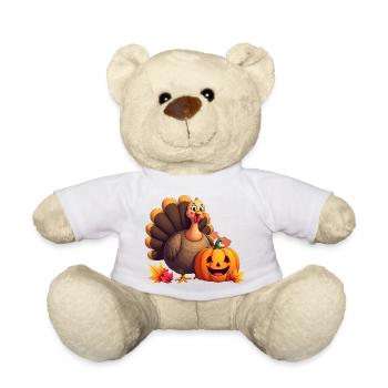 Thanksgiving Lustiger Thanksgiving Truthahn - Teddy - Weiß - Vorne