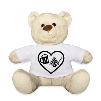Heart Billiards Bier - Teddy - Weiß - Vorne