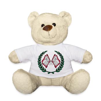 Limousin Flag Laurel Wreath - Teddy Bear - white - Front