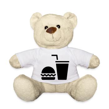 Fast Food, Burger, Imbisswagen - Teddy - Weiß - Vorne