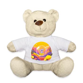 Koala im Glaskugel-Wunderland - Teddy - Weiß - Vorne