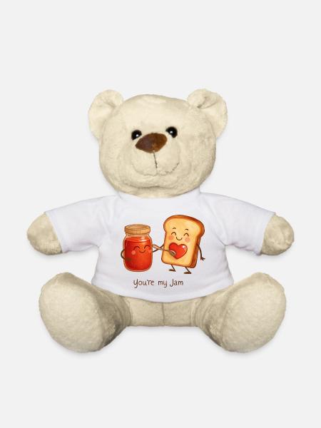You are my Jam funny Love Toast with Jam - Teddy - Weiß