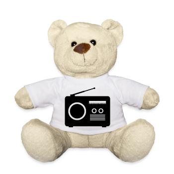 radio - Teddy Bear - white - Front