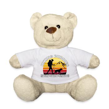 Compagnons de randonnée - Nature, paix, liberté, liberté - Nounours - blanc - Devant