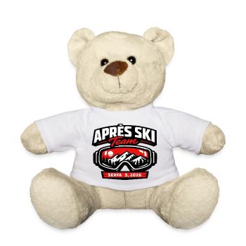 APRES SKI PARTY CREW - Funny Gift - Teddy Bear - white - Front