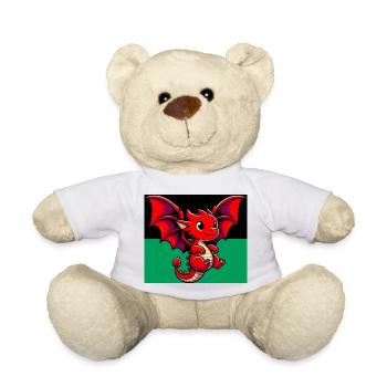 Drache - Teddy - Weiß - Vorne