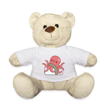 Süßes Oktopus-Sushi Lustig - Teddy - Weiß - Vorne