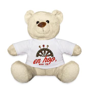 leuke Darts Shirt Hoodie, en hop, weer 26  - Teddy - Weiß - Vorne