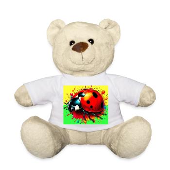 Marienkäfer - Teddy - Weiß - Vorne