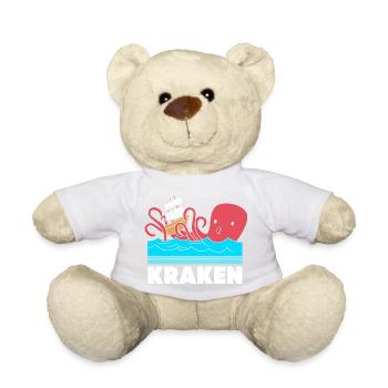 Pieuvre Pieuvre Pieuvre Poulpe Calamar - Nounours - blanc - Devant