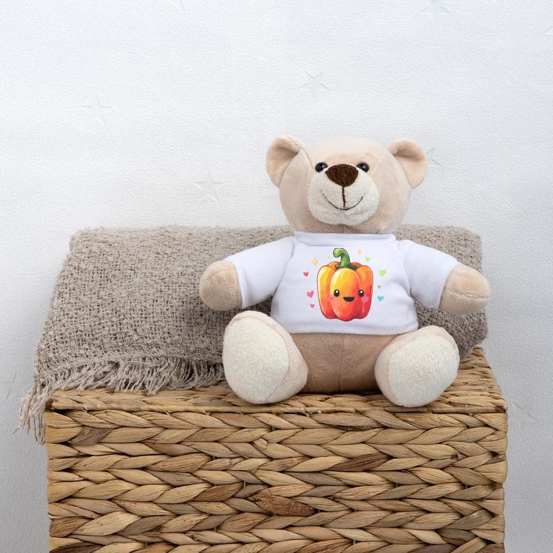 Colorful Peppers Cuddle Teddy Bear