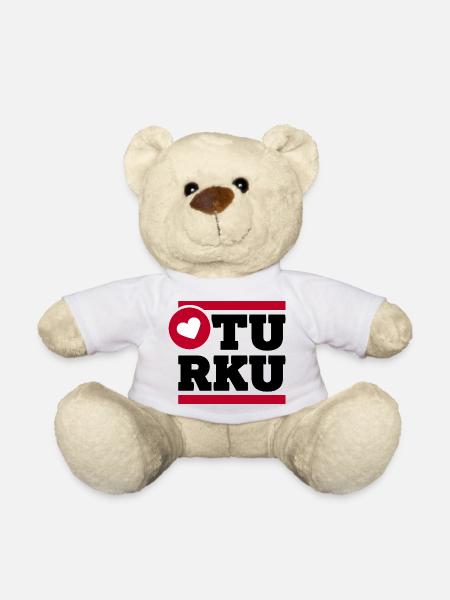 On a light background - Teddy Bear - white