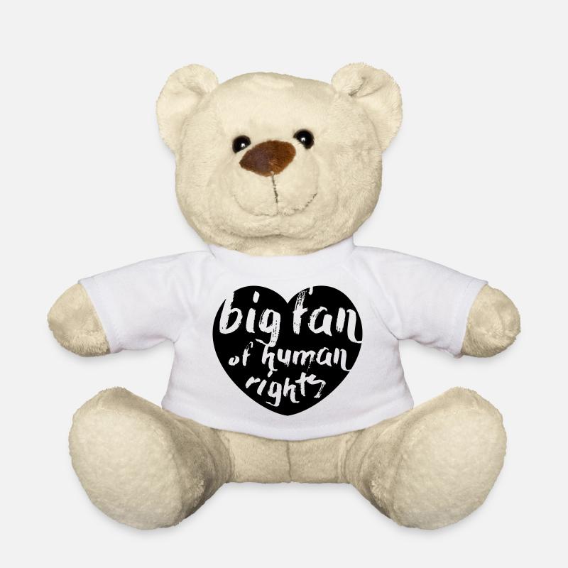 Big Fan of Human Rights - Teddy - Weiß