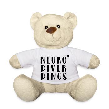Neurodiverdings - Teddy Bear - white - Front