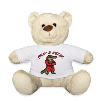 Snap & Relax - Teddy Bear - white - Front