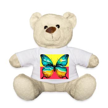 Schmetterling - Teddy - Weiß - Vorne