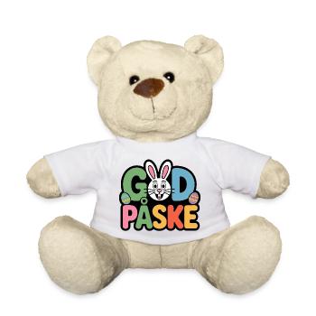 Lapin de Pâques mignon - Nounours - blanc - Devant