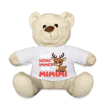 Ich Höre Immer Nur Mimimi Reh - Teddy - Weiß - Vorne