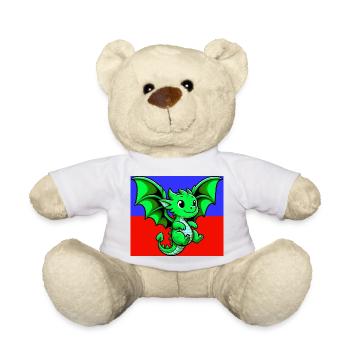 Drache - Teddy - Weiß - Vorne