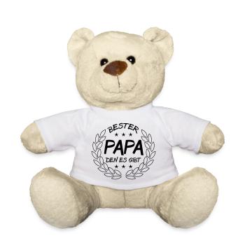Bester Papa den es gibt - Teddy - Weiß - Vorne
