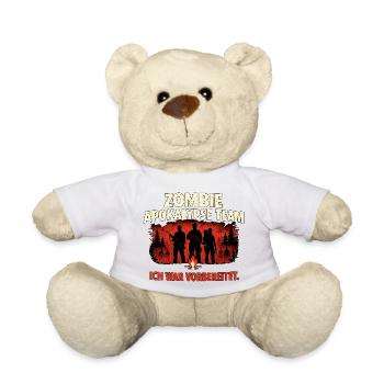 Zombie Apokalypse Team Survival Humor - Teddy - Weiß - Vorne